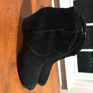 Ash black suede cowboy booties size 39